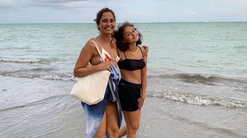 Camila Piatanga parabenizou a filha, Antônia, com fotos das duas no Rio de Janeiro - Reprodução/Instagram