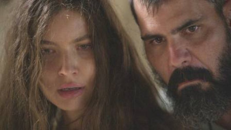 Juma e Alcides no remake de 'Pantanal'. - TV Globo