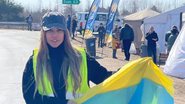 Liziane Gutierrez está em uma missão de paz, como voluntária, na Ucrânia. - Reprodução/Liziane Gutierrez
