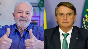 Segundo pesquisa, se eleições fossem hoje, Lula venceria Bolsonaro no segundo turno - Instagram/@lulaoficial e @jairmessiasbolsonaro