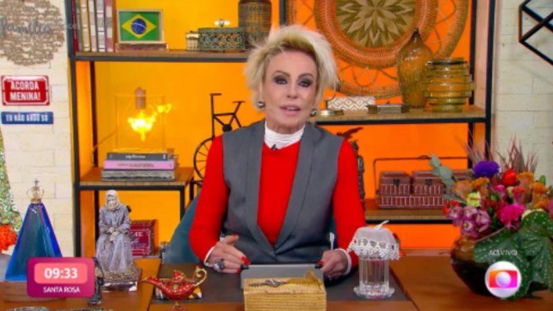 Ana Maria Braga no 'Mais Você' desta quinta-feira (5) - Globo