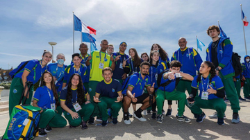 Brasil fica alcança 2º colocação geral em medalhas em olimpíadas estudantis - CBDE/Divulgação