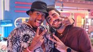 Pedro Scooby e Paulo André foram juntos ao PodPah - Reprodução/Instagram
