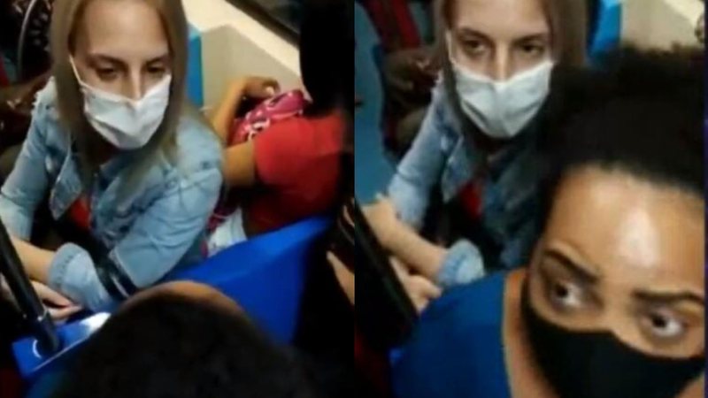 Vídeo dos ataques racistas foi compartilhado pelo irmão da vítima nas redes - Twitter
