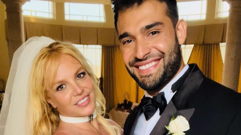 Britney Spears e Sam Asghari optam por cardápio atípico em casamento - Instagram/@britneyspears
