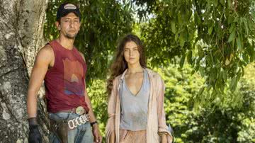 José Lucas (Irandhir Santos) vai pedir ajuda a Juma (Alanis Guillen) em 'Pantanal'. - TV Globo/João Miguel Júnior