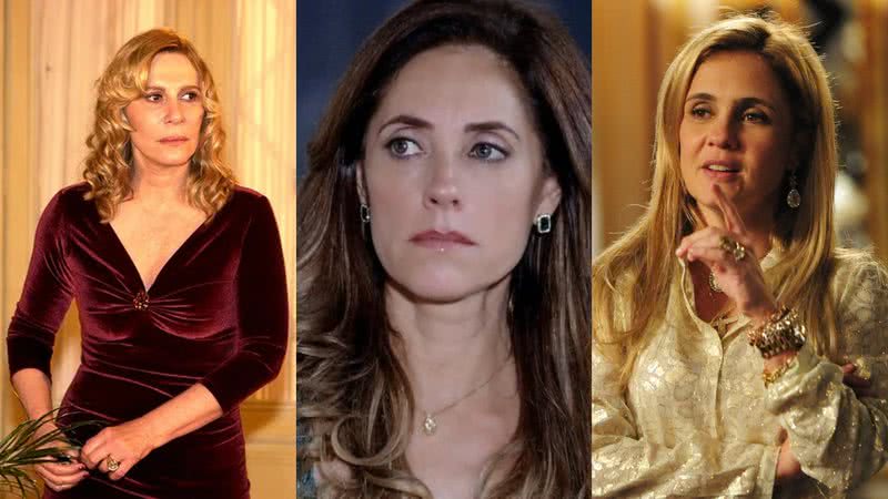 Nazaré, Tereza Cristina e Carminha são algumas das vilãs que marcaram a TV brasileira - TV Globo