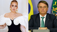 Adele fala "fora Bolsonaro" ao vivo em show em Londres - Instagram/@adele @jairmessiasbolsonaro