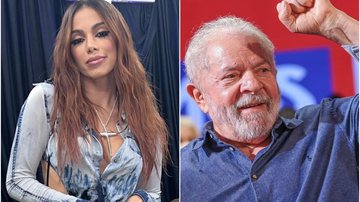 Anitta manifestou ajuda à campanha eleitoral de Lula (PT) - Instagram/@anitta/Ricardo Stuckert