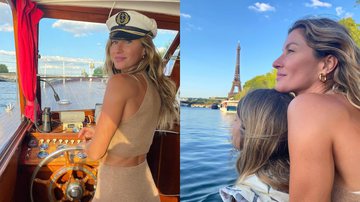 Gisele Bündchen aproveita passeio em Paris, na França, com a família. - Instagram/@gisele