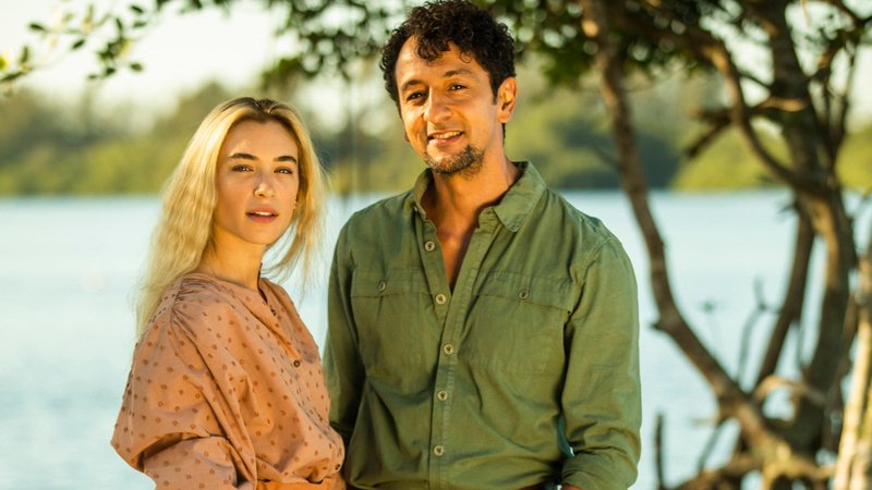 Érica e José Lucas em 'Pantanal' - Globo/João Miguel Junior