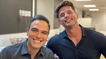 Ambos os apresentadores estrearam em realities da TV Globo em 2022 - Instagram/@tadeuschmidt