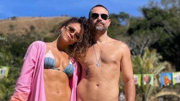 Aline Borges e o marido, Alex Nader, iriam juntos ao reality - Instagram/@ligborges