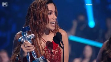Anitta venceu a categoria de melhor clipe latino do VMA 2022 - Reprodução/MTV