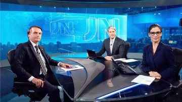 Bolsonaro participará de sabatina no 'Jornal Nacional' - Reprodução/TV Globo