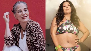 Glória Pires e Fabiana Karla são exemplos de famosas que inspiram outras mulheres maduras. - Instagram @gpiresoficial e @fabianakarlareal