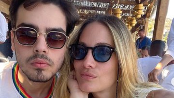 Leo Dias questiona namorada do filho do Faustão sobre diferença de 15 anos entre o casal - Instagram/@schynaider
