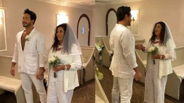 Fabiana Karla e Diogo Mello se casam em Las Vegas, EUA - Instagram/@fabianakarlareal