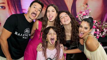 Rodrigo Faro e Vera Viel têm três filhas - Instagram/@rodrigofaro