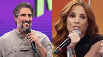 Marcos Mion surpreende Wanessa Camargo ao perguntar sobre seu novo romance - Reprodução/TV Globo e Instagram
