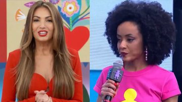 Patrícia Poeta corta Valéria Almeida ao vivo no 'Encontro' - Reprodução/TV Globo