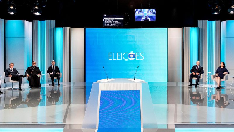 Debate contou com sete candidatos à presidência - Globo/Fábio Rocha