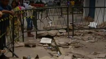 Cobertura desaba e mata quatro pessoas na Zona da Mata de Pernambuco - Reprodução/Twitter