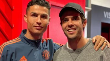 Kaká encantou os fãs ao se reencontrar com Cristiano Ronaldo. - Instagram/@kaka