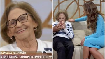 Laura Cardoso foi homenageada por amigos no 'Encontro' - Globo
