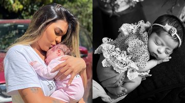 Tays Reis mostra conquista motora da filha recém-nascida, Pietra - Instagram/@taysreis