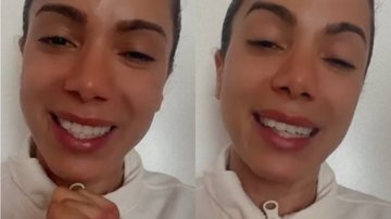 Cantora surgiu com aparência natural em vídeo publicado nas redes sociais - Instagram/@anitta