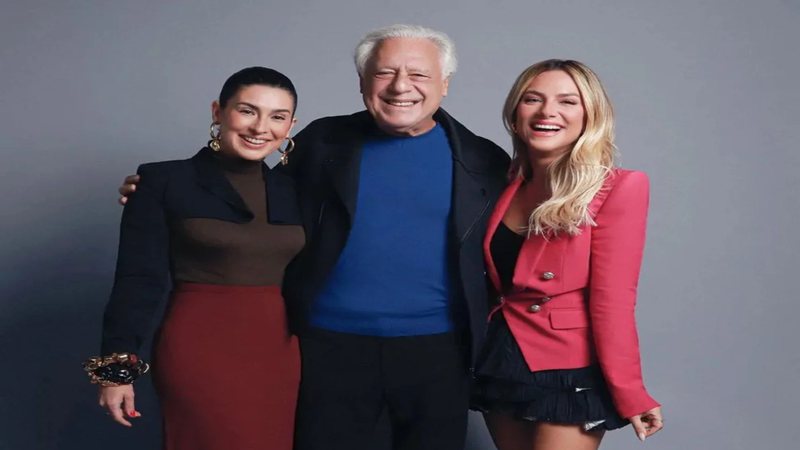 Fê Paes Leme, Antônio Fagundes e Giovanna Ewbank. - Instagram/@gioewbank