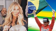 Produção de documentário sobre vida de Ayrton Senna está proibida de incluir Adriane Galisteu no longa - Instagram/@galisteuoficial e @oficialayrtonsenna