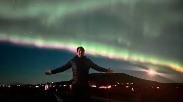 Bruno De Luca encontrou a Aurora Boreal, na Islândia - Instagram/@brunodeluca