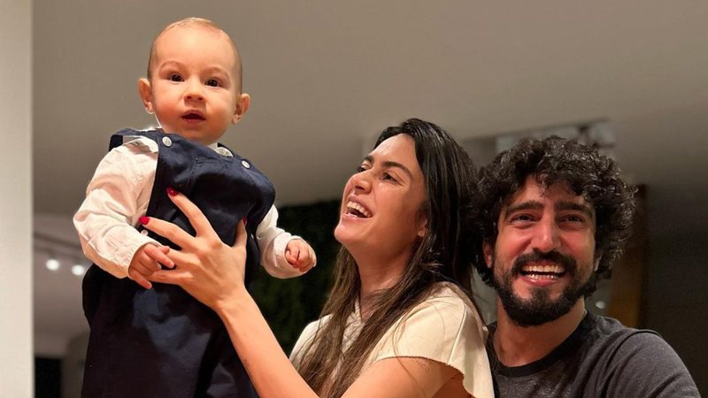Thaila Ayala e Renato Góes levaram o pequeno Francisco para conhecer arte - Instagram/@thailaayala