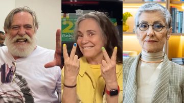 José de Abreu mandou indiretas para Regina Duarte e Cássia Kis após eleições - Redes Sociais e Globo/Ellen Soares