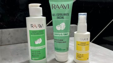 Kit Facial Cuidados Essenciais da Raavi - Ana Mota