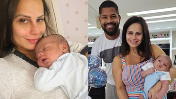 Viviane Araújo é mãe de Joaquim, de 1 mês - Instagram/@araujovivianne
