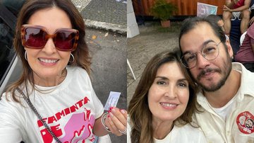 Fátima Bernardes e Túlio Gadêlha comemoram reeleição - Instagram/@fatimabernardes