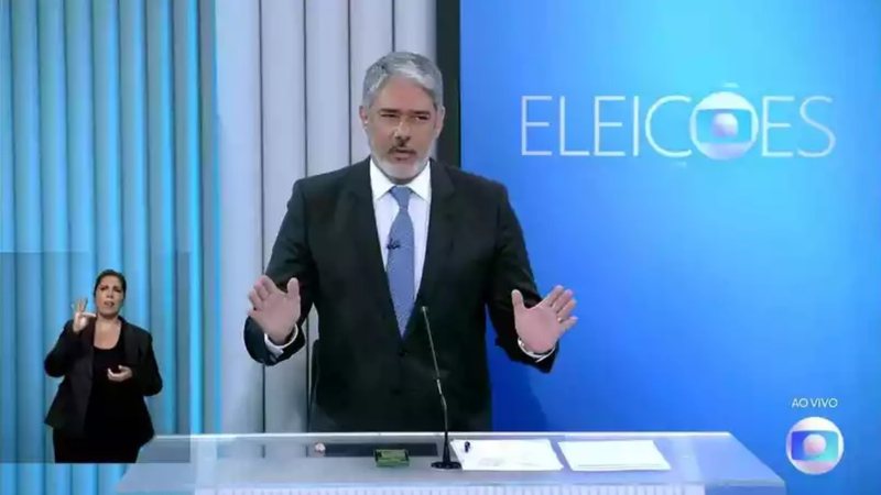 William Bonner mediou o último debate das eleições 2022 - Globo