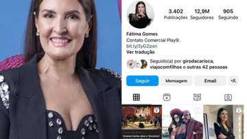 Fátima Bernardes muda nome na rede social e gera confusão - Reprodução/Instagram