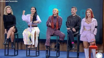 Bárbara, Moranguinho, Ruivinha, Alex e Deborah na Roça - Record TV