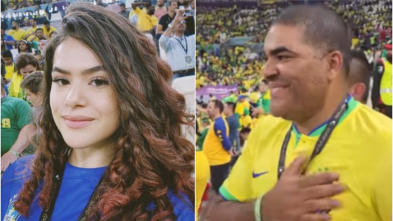 Maisa Silva levou a família para a estreia do Brasil na Copa do Catar - Instagram/@maisa