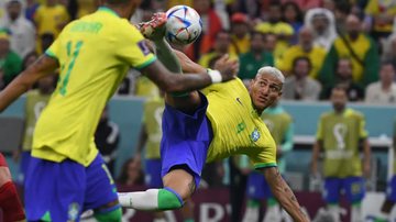 A seleção brasileira enfrentou a Sérvia em sua estreia, na última quinta-feira (24) - TV Globo