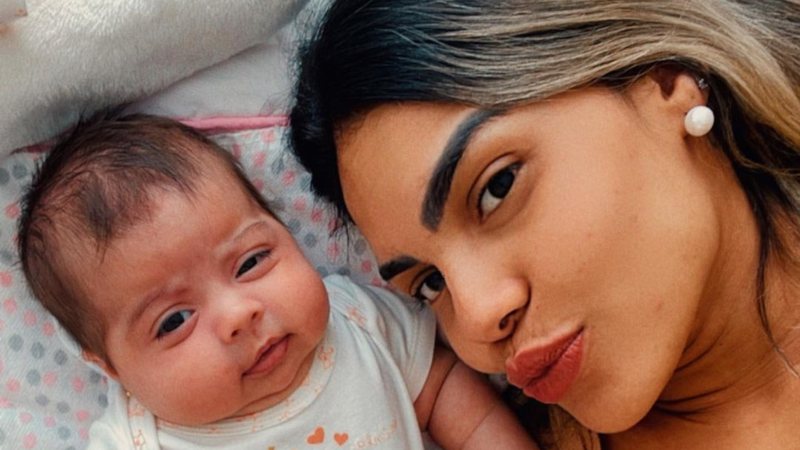 Tays Reys é mãe de Pietra, de 4 meses - Instagram/@taysreis