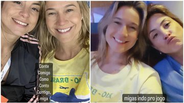 Fernanda Gentil e Priscila Montandon precisaram esconder o relacionamento no Catar. - Instagram/@gentilfernanda