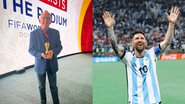 Galvão disse que Messi levantou a mão para ele - Instagram/@galvaobueno@leomessi