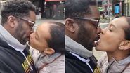 Lázaro Ramos posta vídeo dando beijão em Taís Araújo e web critica - Instagram/@olazaroramos