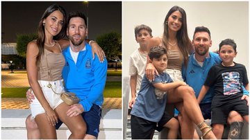 Messi aproveitou o dia de folga na presença da esposa e dos filhos. - Instagram/@leomessi