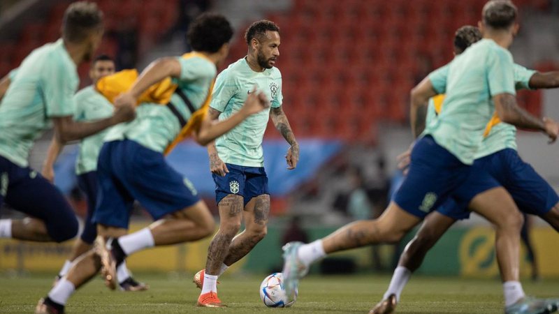 Neymar volta a jogar depois de sofrer lesão - Lucas Figueiredo/Instagram/@cbf_futebol